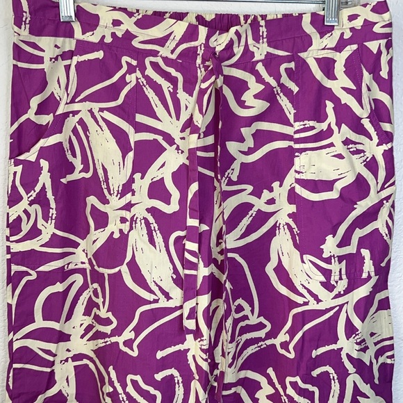 Olivia James The Label Purple Swirl Crop Top And Pant Set Size XS/S - Picture 6 of 15